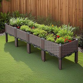 SOGA 160cm Raised Planter Box  Garden Bed with Legs