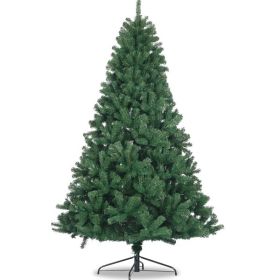 6-foot Artificial Christmas Tree, PVC Fir Tree, Foldable Metal Bracket (Option: 6Ft)