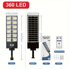 Solar Outdoor Street Lights (Option: 1Pc)